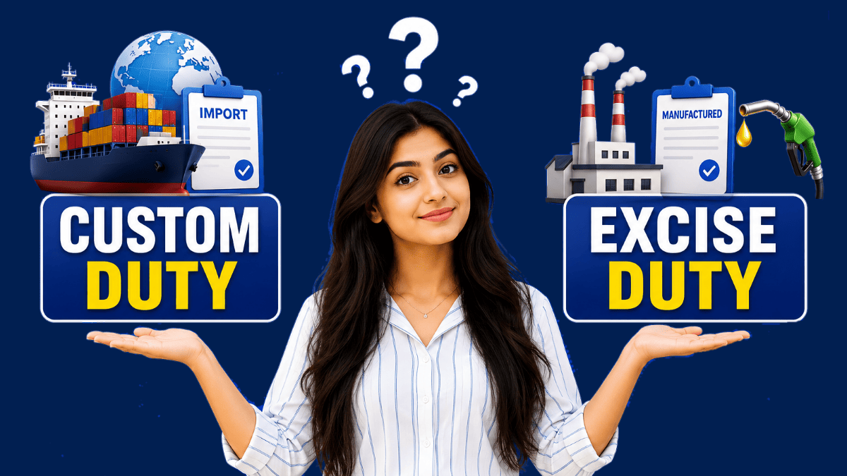 Custom Duty Aur Excise Duty Me Antar